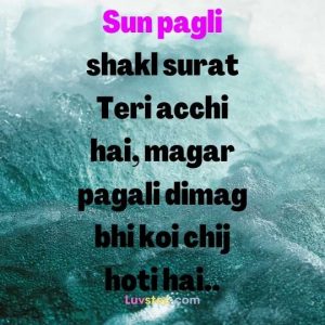 pagli love status in hindi