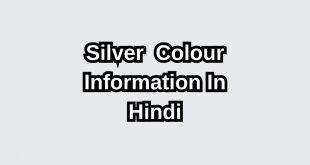 Silver Colour In Hindi