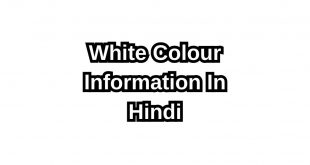 White Colour In Hindi