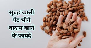 सुबह खाली पेट भीगे बादाम खाने के फायदे