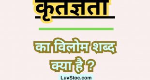 कृतज्ञता का विलोम शब्द क्या है? Kritagyata Ka Vilom Shabd