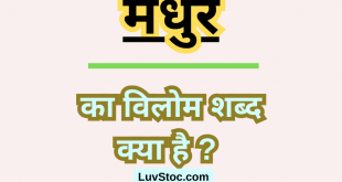 मधुर का विलोम शब्द क्या है? Madhur Ka Vilom Shabd